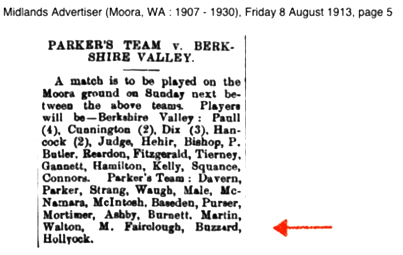 Parker’s Team v. Berkshire Valley at Moora